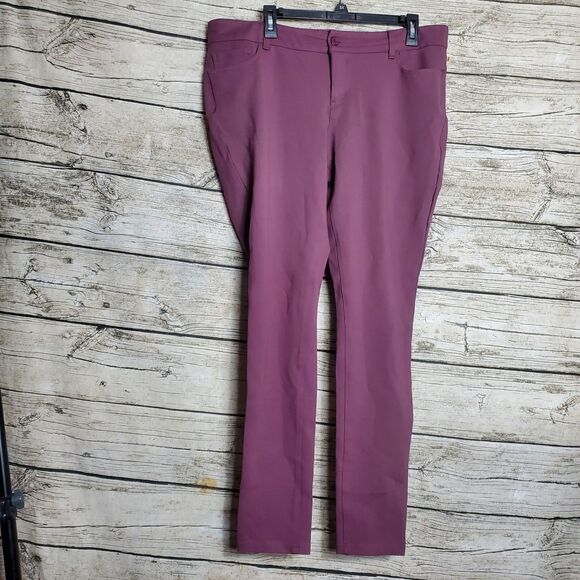 Torrid Purple Stretch Jegging Pants Size 16T - Picture 1 of 9
